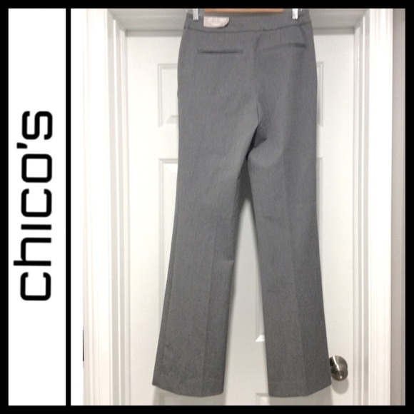 NWT Chico’s So Slimming Trouser in Gray - Picture 6 of 8
